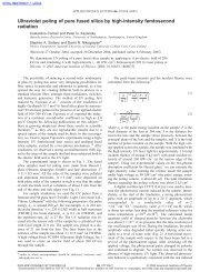 Ultraviolet poling of pure fused silica by high-intensity femtosecond ...