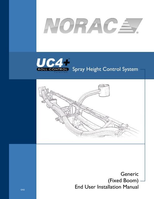Spray Height Control System Generic (Fixed Boom) End ... - Norac