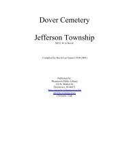 Dover Cemetery Jefferson Township