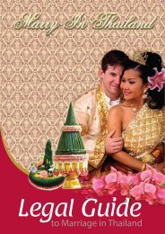 to Marriage in Thailand - Thai Embassy