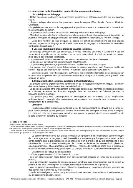 Sujet dissertation poesie bac 08 image