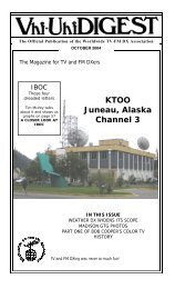 THE BIG GUNS OF TV DXING - WTFDA.org
