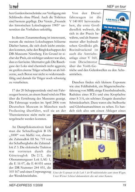 NEF-EXPRESS - Nürnberger Eisenbahnfreunde eV