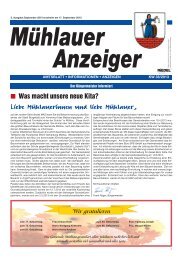 Mühlauer Anzeiger vom 17.09.13 - Mühlau in Sachsen