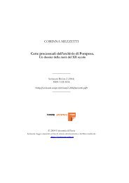 CORINNA MEZZETTI Carte processuali dell'archivio di ... - Scrineum