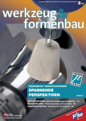 SPANNENDE PERSPEKTIVEN - Werkzeug und Formenbau