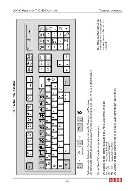 EMCO WinNC Heidenhain TNC 426 Klartext Softwarebeschreibung ...