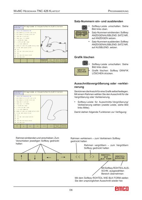 EMCO WinNC Heidenhain TNC 426 Klartext Softwarebeschreibung ...