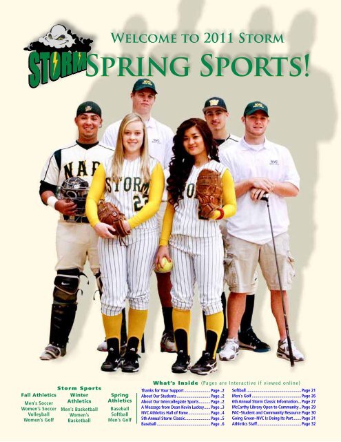 Spring Sports! - Napa Valley College