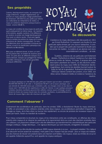Ses propriÃ©tÃ©s - L'aventure de la physique des particules