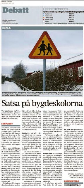 Debatten om skolorna i Norrtälje fortsätter