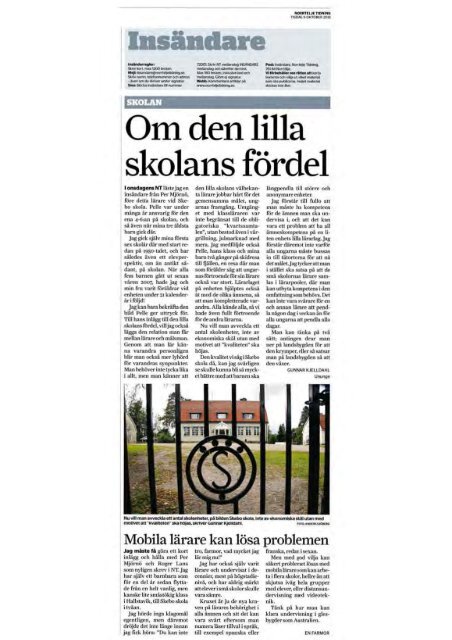 Debatten om skolorna i Norrtälje fortsätter