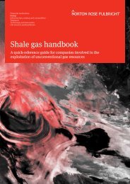 Shale gas handbook - Norton Rose