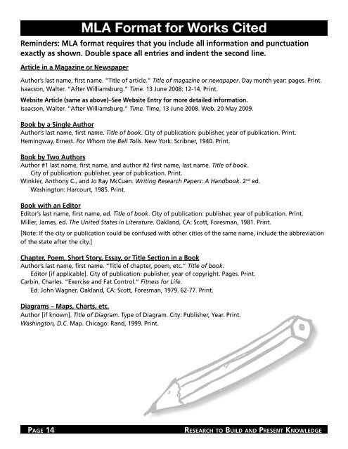 Middle School Writing Stylebook - Howard County Public Schools