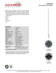 OGC9-860 Omnidirectional Antenna - Kathrein Scala Division