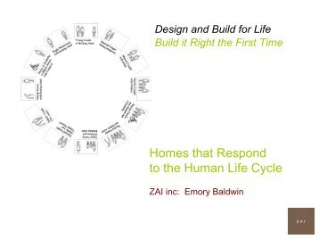 Housing in Response to the Human Life Cycle - Washington ...