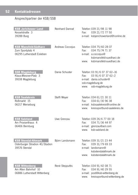 Bildungsarbeit - LandesSportBund Sachsen-Anhalt eV