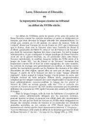 BIDENABARR… - Travaux de Jean-Baptiste ORPUSTAN