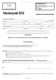 domanda di partecipazione alla graduatoria di - Azienda Provinciale ...