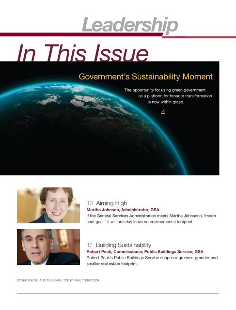 Government's Sustainability Moment - CGI Initiative for Collaborative ...