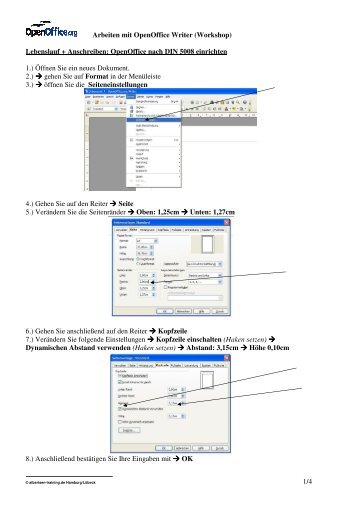 Mit OpenOffice eine Bewerbung schreiben (Workshop)