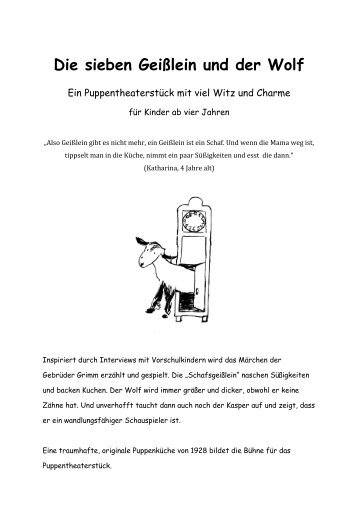 Die sieben Geißlein und der Wolf - birgit hägele