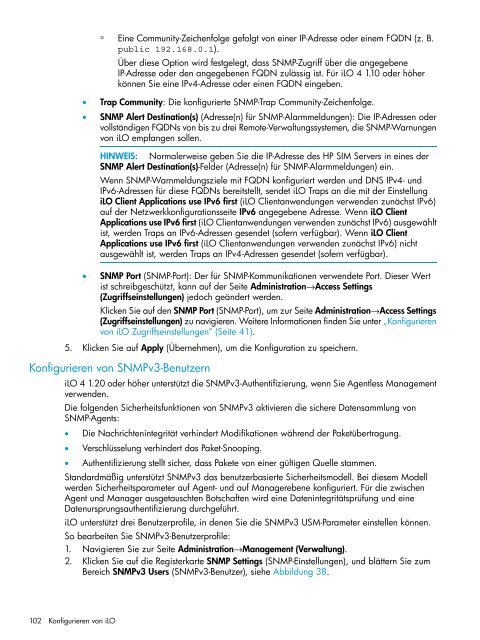 HP iLO 4 Benutzerhandbuch - Hewlett Packard