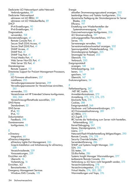 HP iLO 4 Benutzerhandbuch - Hewlett Packard