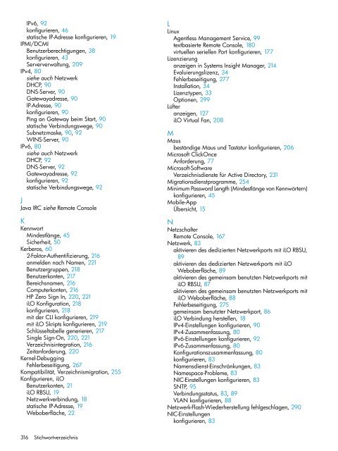 HP iLO 4 Benutzerhandbuch - Hewlett Packard