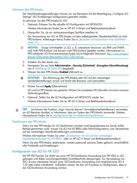 HP iLO 4 Benutzerhandbuch - Hewlett Packard