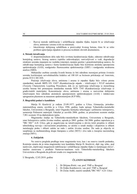 pdf,821KB - TehnoloÅ¡ko-metalurÅ¡ki fakultet - Univerzitet u Beogradu