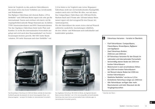 „Der neue Actros. Fernverkehr. 18 – 26 Tonnen“ (PDF, 9,7 MB)