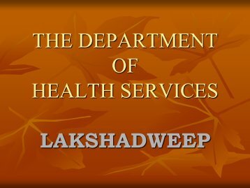 medical facilities - Lakshadweep
