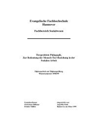 Tiergestützte Pädagogik - Krumme Hunde