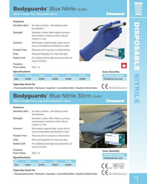 BM Polyco Puncture Resistant Gloves - Catalogue - Reid Brothers