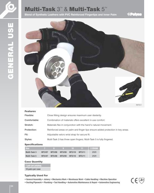 BM Polyco Puncture Resistant Gloves - Catalogue - Reid Brothers