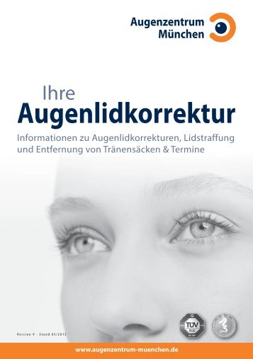 Ihre Augenlidkorrektur - Augenzentrum München