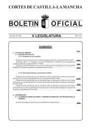 BoletÃ­n Oficial nÃºm. 210 (09-07-2002) - Cortes de Castilla-La Mancha