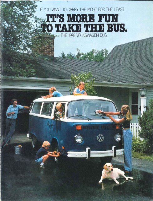 1978 VW Bus Sales Brochure - PDF - TheSamba.com