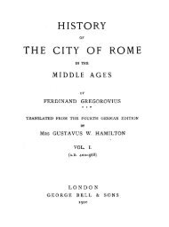 HISTORY THE CITY OF ROME