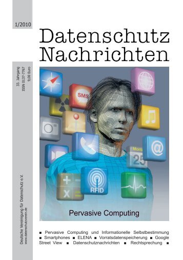 Heft [PDF] - Deutsche Vereinigung für Datenschutz e.V.