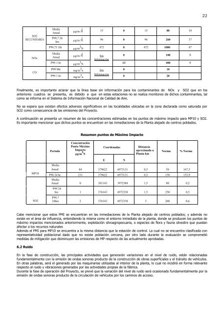 RCA EIA Planta de Cal Copiapó-Horno Cal 2 - SEA - Servicio de ...