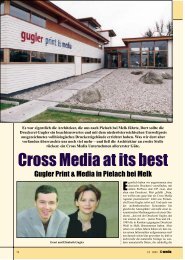 Cross Media at its best - Gugler Print & Media in Pielach ... - X-Media