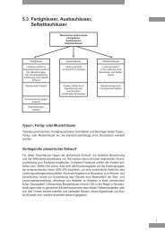 5.3 Fertighäuser, Ausbauhäuser, Selbstbauhäuser