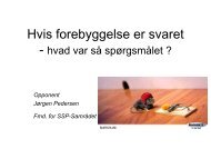 Hvis forebyggelse er svaret - hvad var så spørgsmålet ?