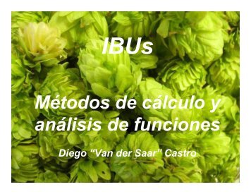 Cálculo de IBU - Somos Cerveceros