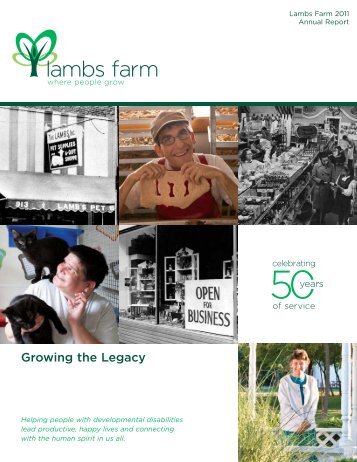 Annual Donors - Lambs Farm