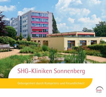 Broschüre zum Download (5,1 MB). - SHG-Kliniken Sonnenberg