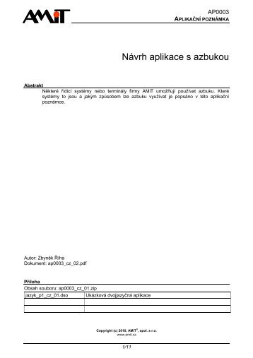 AP0003 - NÃ¡vrh aplikace s azbukou - AMiT