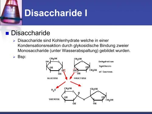 Chemie der Kohlenhydrate - Pflumm.name